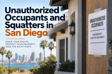 Unauthorized Occupants Squatters San Diego