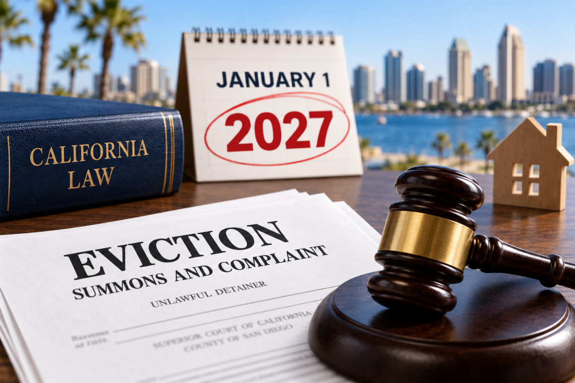 California Eviction Law Changes in 2027